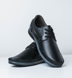 6184 CALZADO HOMBRE EN CUERO NEGRO
