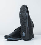 6184 CALZADO HOMBRE EN CUERO NEGRO