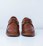 6184 CALZADO HOMBRE EN CUERO MIEL