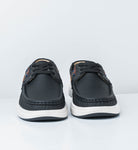 R427 CALZADO TUBULAR HOMBRE EN CUERO NEGRO