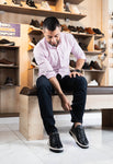 C624-DEPORTIVO HOMBRE EN CUERO NEGRO