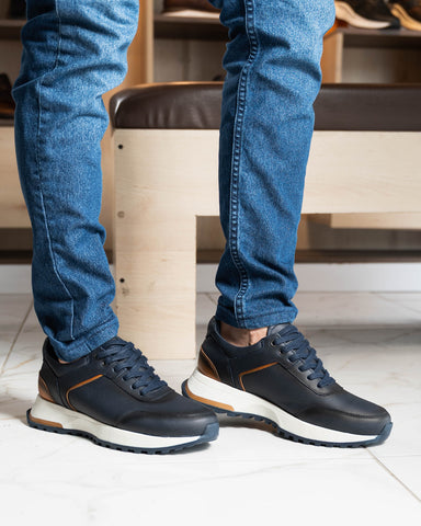1191-DEPORTIVO HOMBRE EN CUERO AZUL