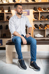 1191-DEPORTIVO HOMBRE EN CUERO AZUL